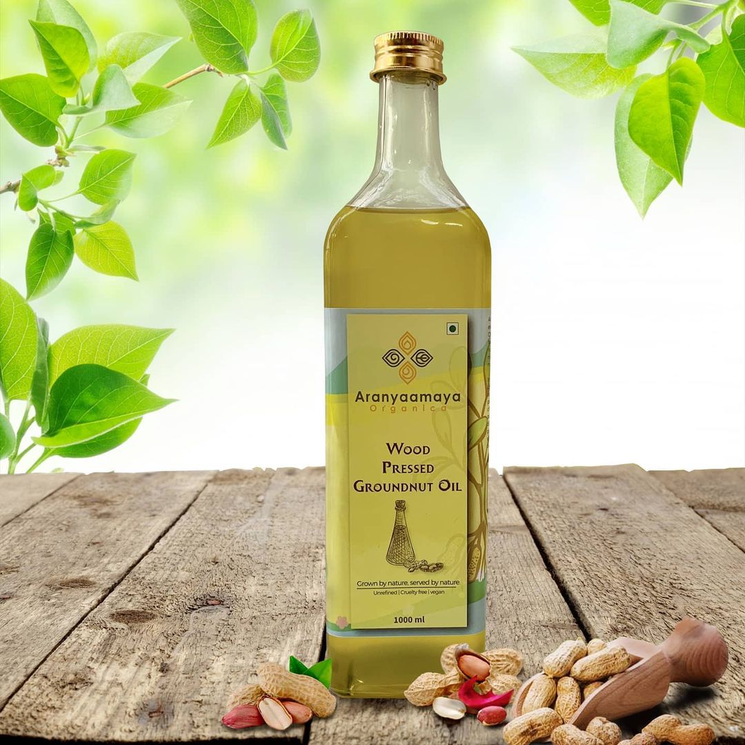 Wood Pressed Groundnut oil